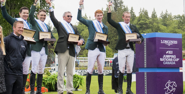 Ireland wins Longines FEI Jumping Nations Cup™ of Canada at Langley