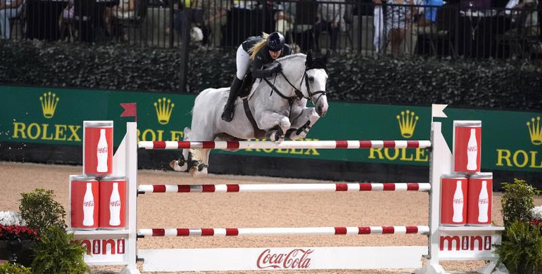 Sweet taste of victory for Kristen Vanderveen and Bull Run's Faustino De Tili in CSI4* $204,000 Coca-Cola® Grand Prix for the Governor's Cup
