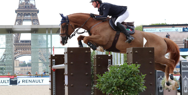 Ben Maher, first winner in Paris... with a borrowed horse!
