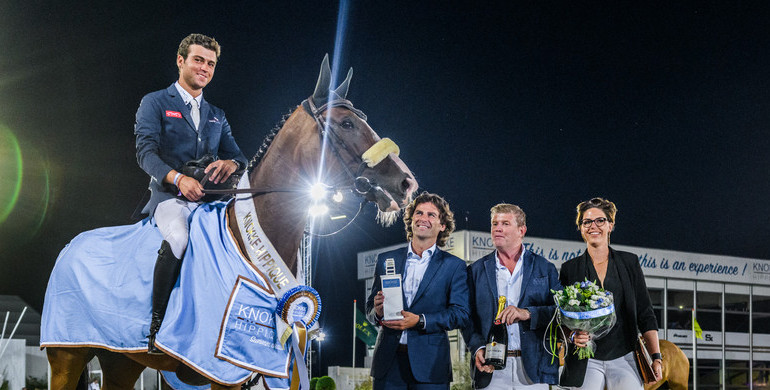 Edward Levy and Rebeca LS lead the way in the CSI3* Grand Prix presented by Deutsche Bank at Knokke Hippique Summer Circuit