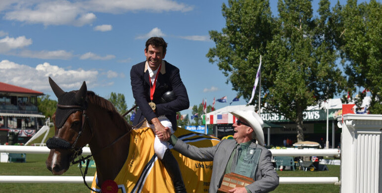 Rowan Willis wins the Derby at Spruce Meadows 'North American'
