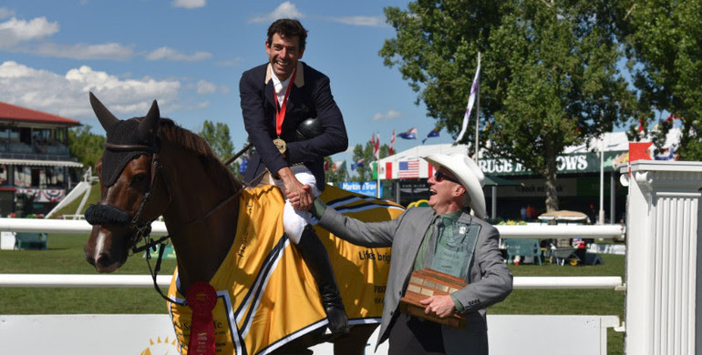 Rowan Willis wins the Derby at Spruce Meadows 'North American'