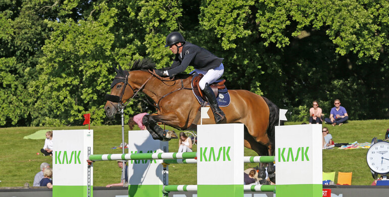 Harrie Smolders and Zinius win the CSI4* Prize Minister President of Hessen in Wiesbaden