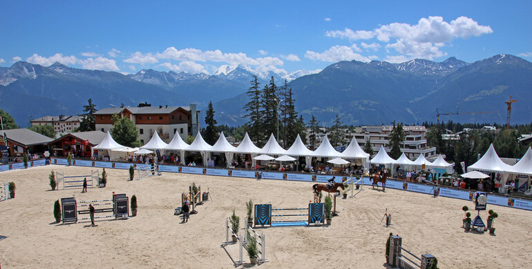 Postcard from Jumping Longines Crans-Montana
