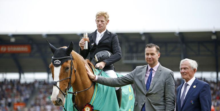 Marcus Ehning awarded as best jumping athlete at CHIO Aachen
