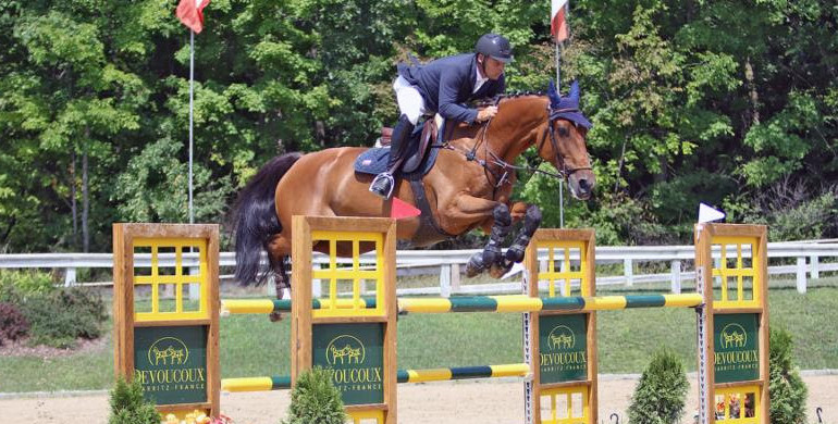 Samuel Parot and Atlantis race to victory in $35,000 CWD Welcome Speed Stake CSI3* at Great Lakes Equestrian Festival