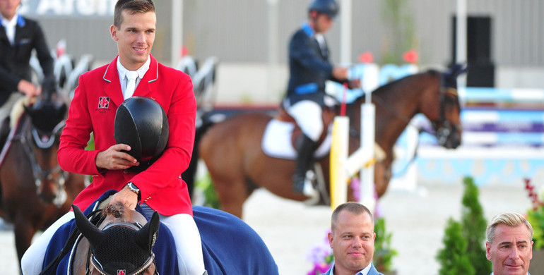 Gabor Szabo Jr. wins Thursday's biggest class at CSIO5* Budapest