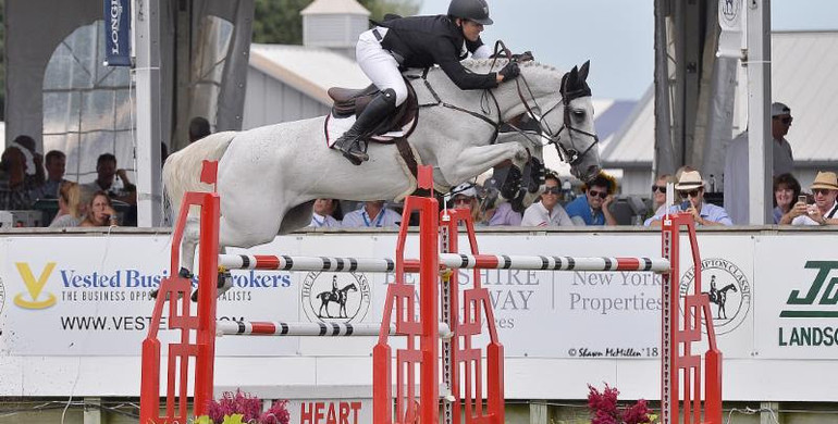 Shane Sweetnam is tops two days in a row, taking the Longines Cup at the 43rd Hampton Classic