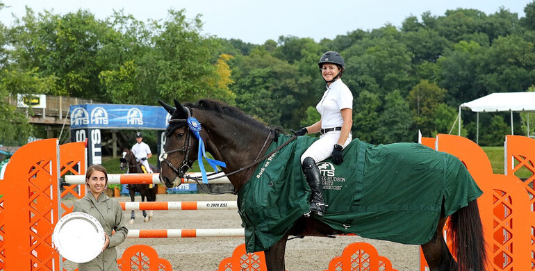 Margie Engle soars to a blue ribbon finish in the HITS Jumper Classic