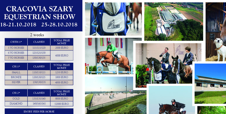 CRACOVIA SZARY EQUESTRIAN SHOW 2018: Third edition of this indoor event, based in Eastern Europe!