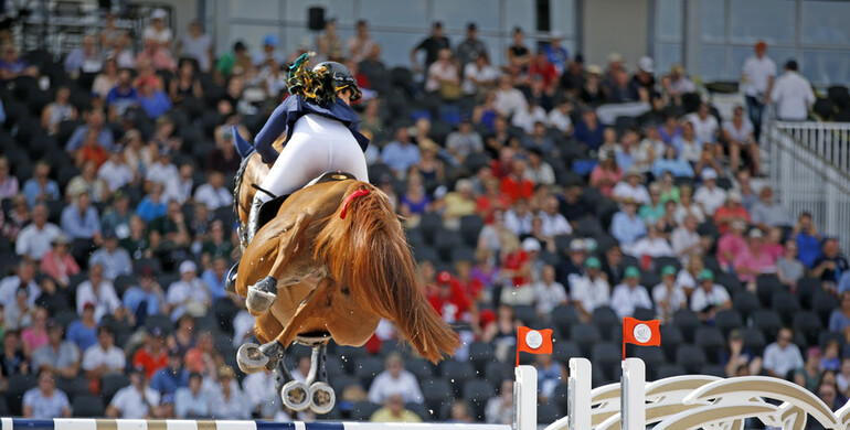 Images | Thrills and spills from the first round at the FEI World Equestrian Games