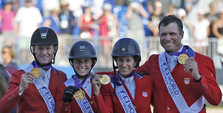 The horses and riders for CSI4*-W Wellington