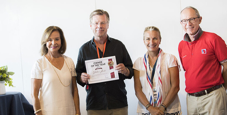 Stuteri Arch awarded Owner of the Year trophy for 2017