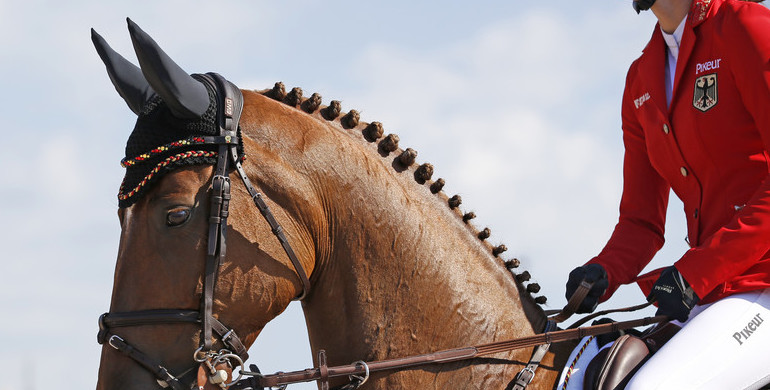 The order to go for the individual final at the FEI World Equestrian Games 2018