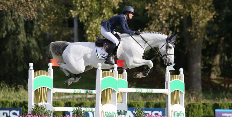 Molly Ashe Cawley and D'Arnita fight to win Longines FEI Jumping World Cup™ New York to conclude 2018 American Gold Cup