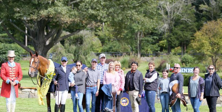 McLain Ward's Rothchild retired in a special ceremony at the American Gold Cup