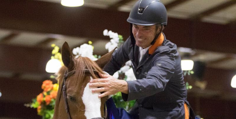 Bugatti and Wilhelm Genn race to win the $100,000 Longines FEI Jumping World Cup Sacramento