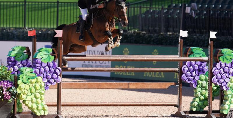 Eugenio Garza jumps to the lead in 1.50m Horseware Ireland Welcome Stake as CSI5* competition continues at Tryon