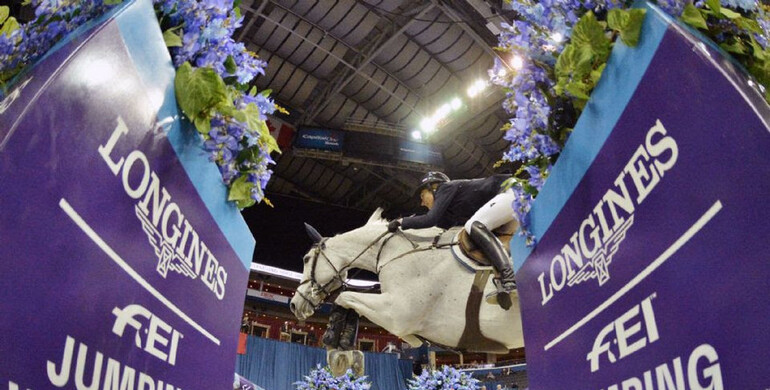 Catherine Tyree and Bokai race to win in International Jumper Welcome Stake