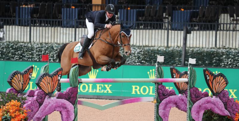 Scott Keach and Fedor bound to blue in the Welcome Stake at Tryon