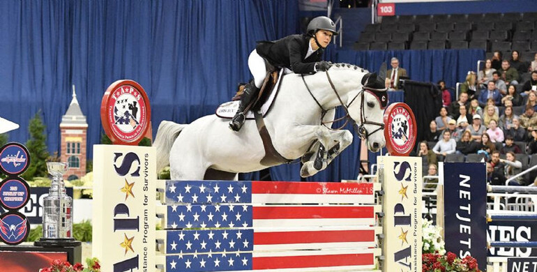 Georgina Bloomberg bests International Jumper Speed Final