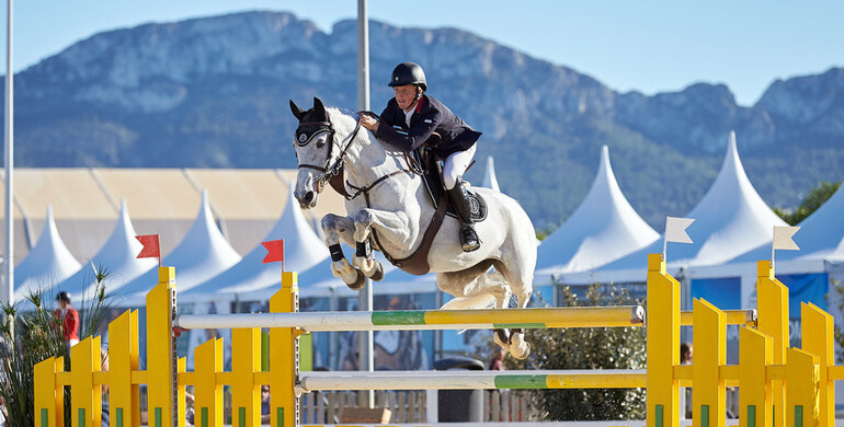 Matthew Sampson and Ebolensky take the top honours in the concluding CSI2* Grand Prix presented by CHG at Autumn MET 2018