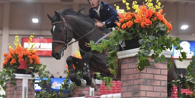 Richard Spooner and Arthos R are victorious in the first FEI class of CSI4*-W The Las Vegas National