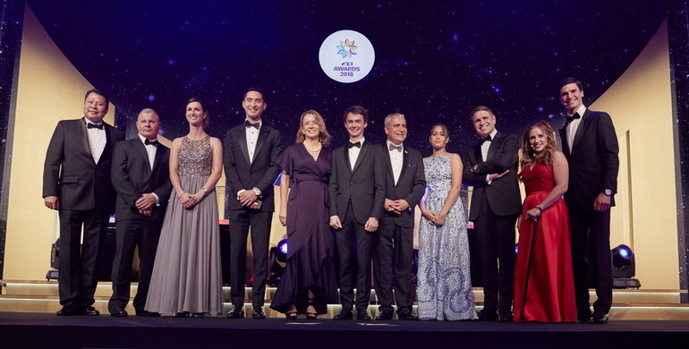 Simone Blum crowned Fosun Best Athlete, while Lee McKeever is FEI Best Groom at FEI Awards 2018 presented by Longines