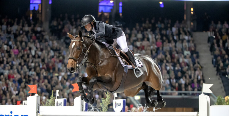 Stephanie Holmén on top in Stockholm