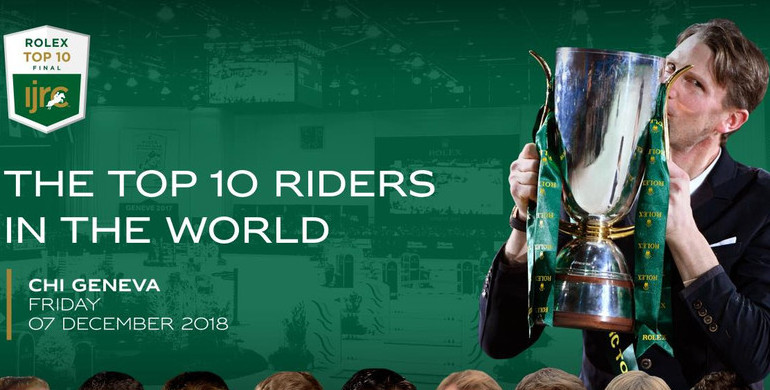 The riders for the Rolex IJRC Top 10 Final