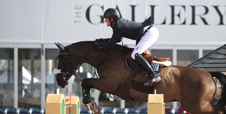 Darragh Kenny returns full throttle to repeat victory in the Douglas Elliman Real Estate Class