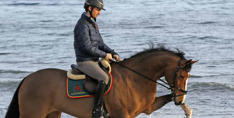 A day at the beach at the Mediterranean Equestrian Tour
