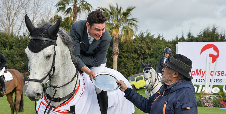 Marcel Marschall wins the Clip My Horse Trophy at the Sunshine Tour