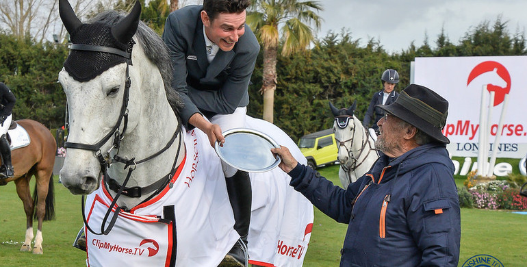 Marcel Marschall wins the Clip My Horse Trophy at the Sunshine Tour