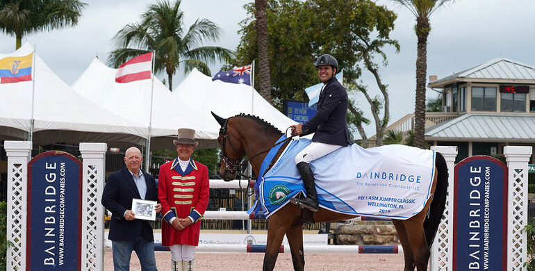 Santiago Lambre speeds to $36,000 Bainbridge 1.45m Classic CSI3* win at WEF