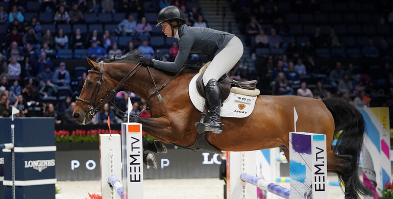 Madison Goetzmann makes her move to win Equo App CSI2* Grand Prix