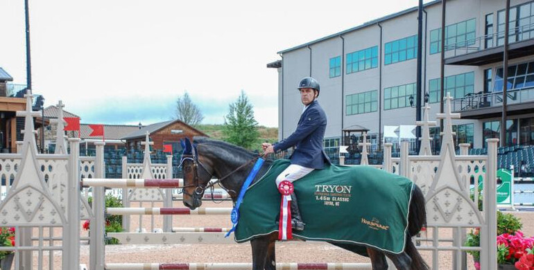 Santiago Lambre lands double-podium win in $36,000 1.45m Sunday Classic at Tryon Spring 1