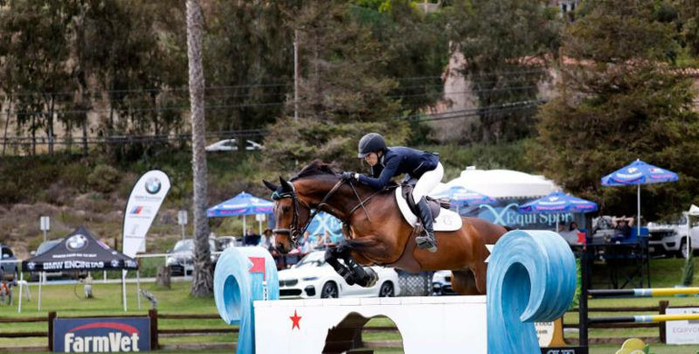 Keri Potter and Jiminy Cricket claim their first Grand Prix win in the FEI CSI2*