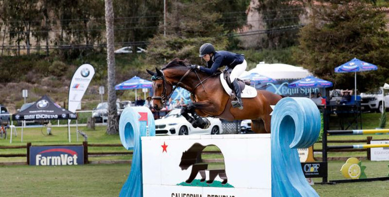 Keri Potter and Jiminy Cricket claim their first Grand Prix win in the FEI CSI2*