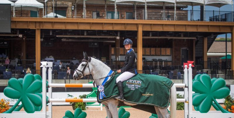 Kristen Vanderveen and Bull Run's Faustino de Tili collect 30th FEI win with Horseware Ireland Welcome Stake victory at TIEC
