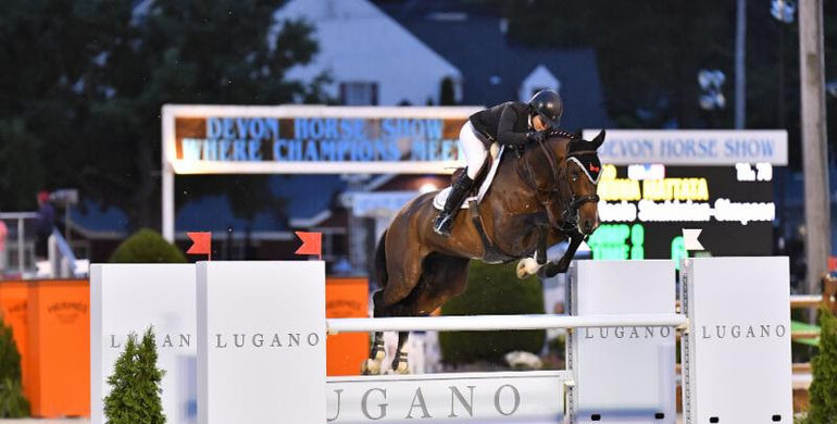 No worries for Nicole Shahinian-Simpson and Akuna Mattata with Jet Run Devon Welcome Stake victory
