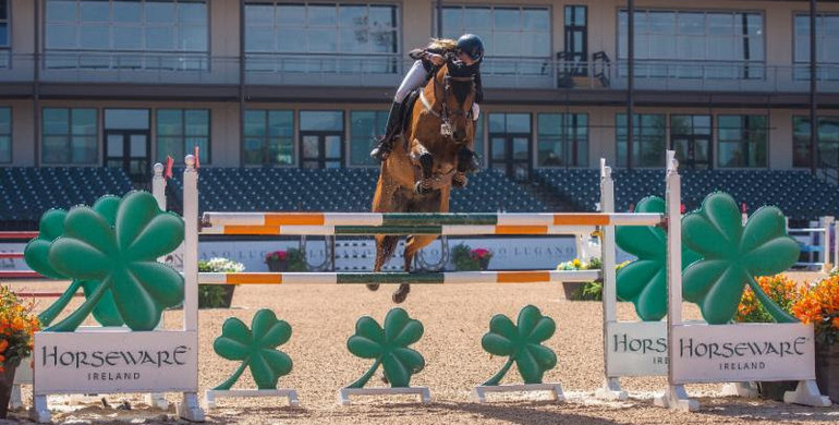 Kristen Vanderveen and Bull Run's Prince of Peace sweep the Horseware Ireland Welcome Stake