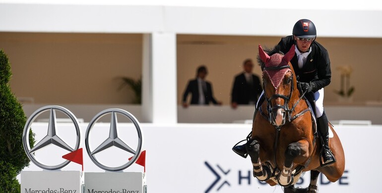 Anthony Condon wins Friday's feature class at Hubside Jumping