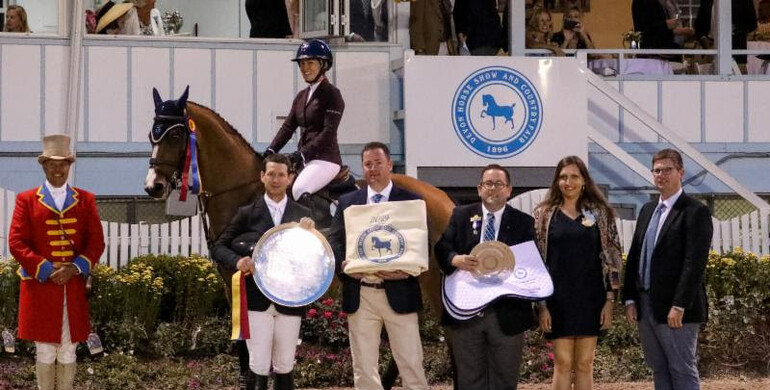 Amanda Derbyshire and McLain Ward share Open Jumper Championship honors at Devon Horse Show
