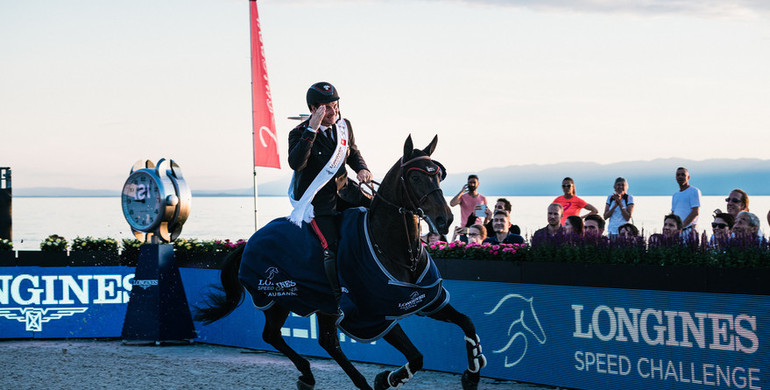Italian victory for Emanuele Gaudiano and Carlotta in the Longines Speed Challenge of Lausanne