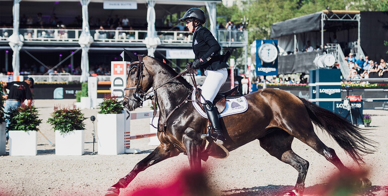 The CSI5* Longines Grand Prix of Lausanne to Gudrun Patteet and Sea Coast Pebbles Z