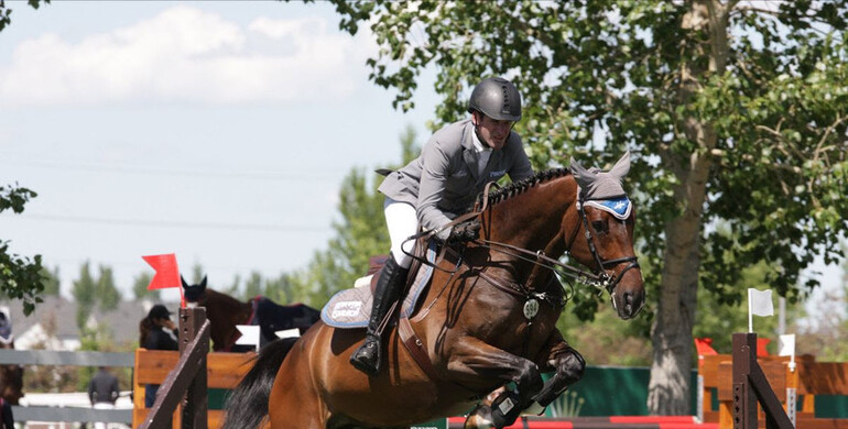 Philipp Weishaupt wins the 1.45m Friends of the Meadows Cup