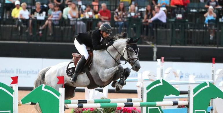 Adam Prudent and Romeo de Villaret dominate in the Adequan® CSI3* Grand Prix at TIEC