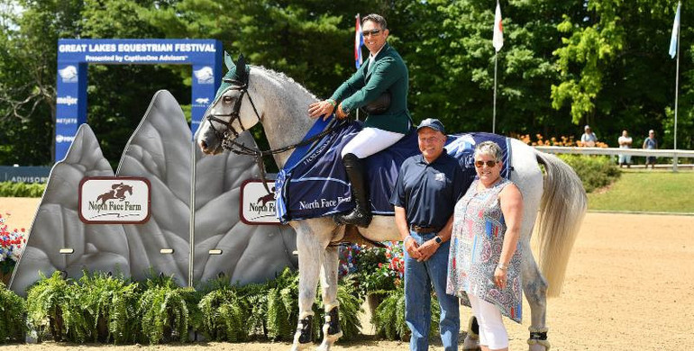 Ireland's Willie Tynan and Fancy Girl best $71,200 North Face Farm Grand Prix CSI2* at Great Lakes Equestrian Festival