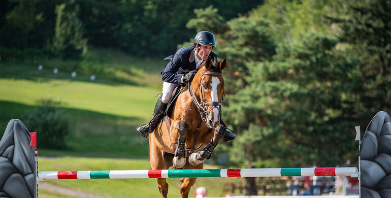 Andrew Kocher and Cosmona first in the Cofina Modified Grand Prix at International Bromont